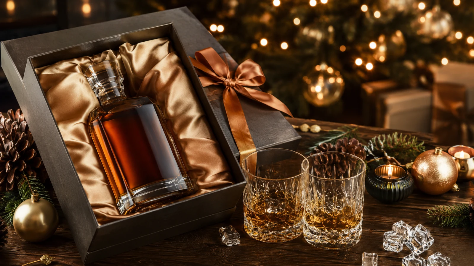 Alkohol jako dárek 2026: whisky, rum a gin v dárkové sadě podle ceny