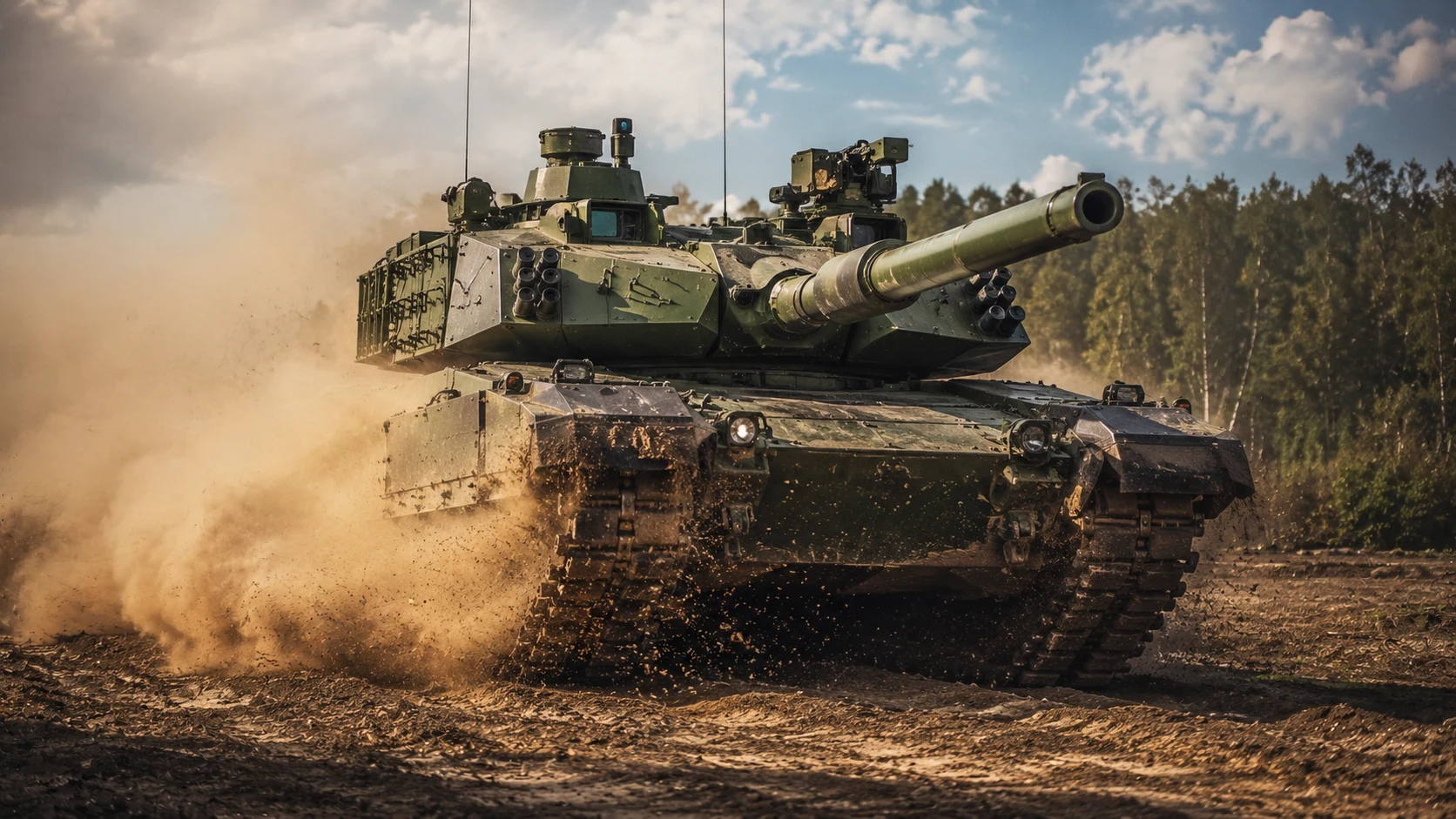 Obrněný tank T-55 jede terénem při zážitkové jízdě - adrenalin na zemi pro chlapy 2026 - fman.cz