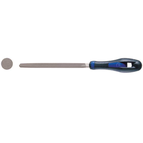 Ajax Pilník dílenský trojhranný 150 mm, s ergonomickou rukojetí, 10 × 10  mm, sek 2 286203501525