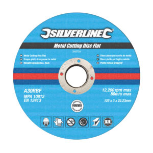 Řezné kotouče ploché 125 × 3 × 22,23 mm 10 ks Silverline 349754