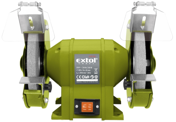 EXTOL CRAFT Stolní dvoukotoučová bruska 350 W 410130