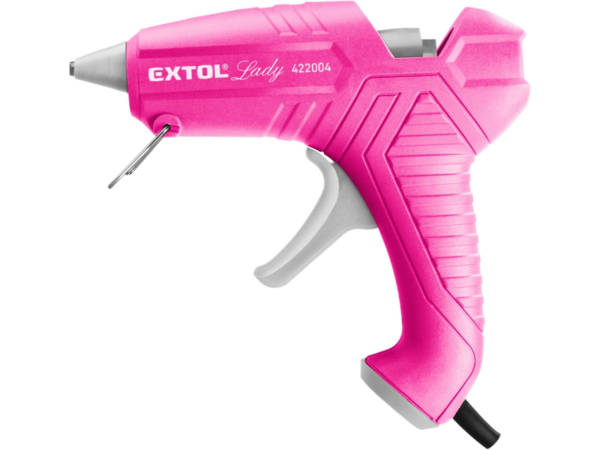 EXTOL LADY Pistole tavná lepící, 11 mm, 40 W, růžová 422004