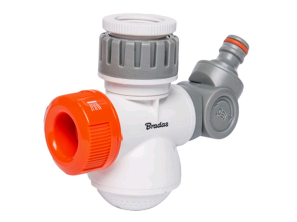 Bradas Adaptér na kohoutek multif.3v1,1"-3/4" MULTI SHOWER,WL-3140,WHITE-LINE 447870