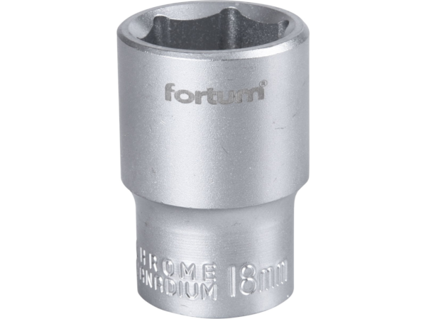 Fortum Hlavice nástrčná 1/2", 18 mm, L 38 mm 4700418