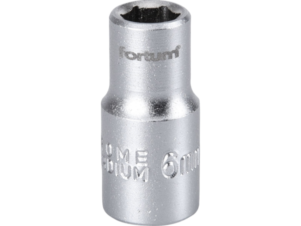 Fortum Hlavice nástrčná 1/4", 6 mm, L 25 mm 4701406