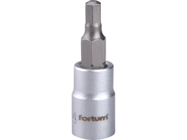 Fortum Hlavice zástrčná 1/4" imbus 1/4", h 4, l 38 mm 4701604