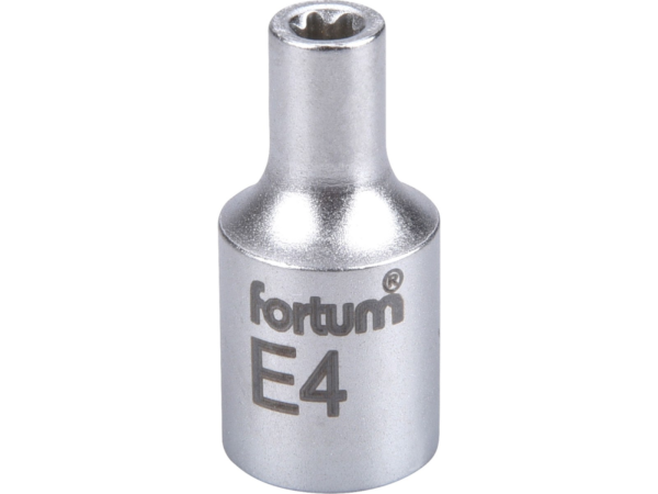 Fortum Hlavice nástrčná vnitřní TORX 1/4", E 4, L 25 mm 4701704