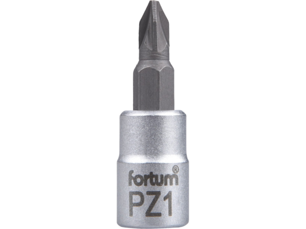 Fortum Hlavice zástrčná 1/4" hrot pozidriv, pz 1, l 37 mm 4701821