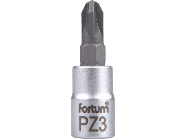 Fortum Hlavice zástrčná 1/4" hrot pozidriv, pz 3, l 37 mm 4701823