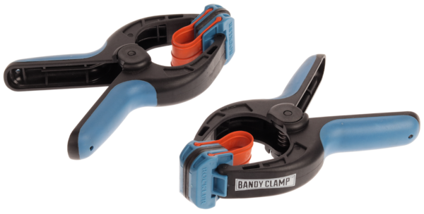Střední svěrky s přítlačnou gumou pro lepení hran 2 ks Bandy Clamp Rockler 509070