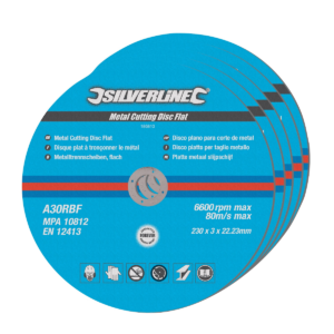 Řezné kotouče ploché 230 × 3 × 22,23 mm 5 ks Silverline 186810