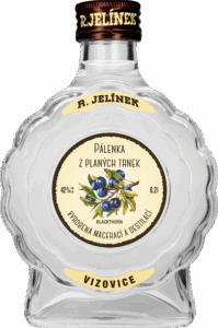 Pálenka z planých trnek 42 % 0,2 l Rudolf Jelínek