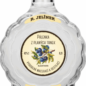 Pálenka z planých trnek 42 % 0,2 l Rudolf Jelínek