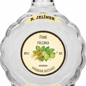 Pivní pálenka Rudolf Jelínek 42 % 0,2 l