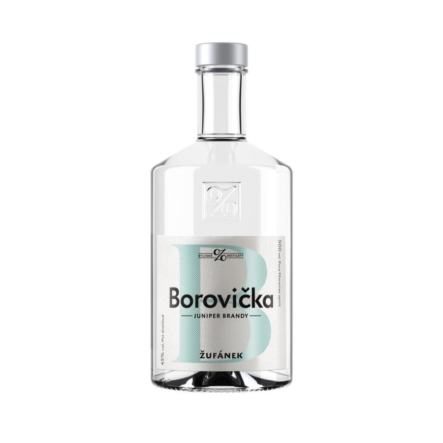 Borovička Žufánek 45 % 0,5 l