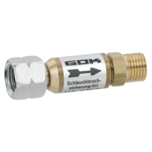 Jisticí ventil plynové hadice, 50 mbar