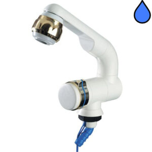 Vodovodní baterie Barwig, bílá/zlatá barva