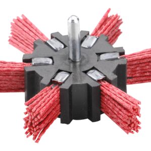 Nylonový okružní leštící kartáč EXTOL CRAFT ø 100 mm – stopka 6 mm