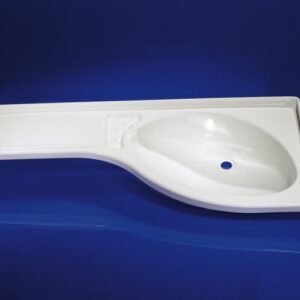 Rohové umyvadlo Comet 84 × 37,5 × 15 cm, levé