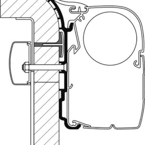 Adaptér pro Bürstner na markýzy Thule řady 5/8