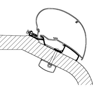 Adaptér pro LMC TEC, TI na markýzy Thule řady 6/9 délka 3,5 m