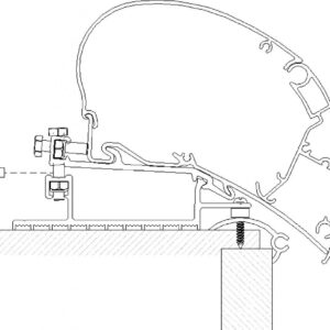 Univerzální střešní adaptér RoofTop na markýzy Thule řady 6/9