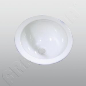 Kulaté umyvadlo Comet 29 cm, bílé