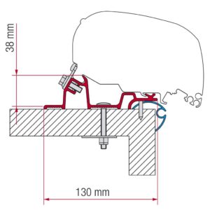 Adaptér pro Standard na markýzy Fiamma F65