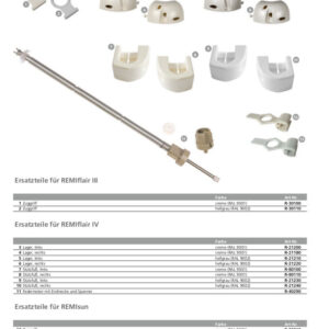 Náhradní díly pro rolety Remis REMIflair III a IV varianta 11. pružinový motor
