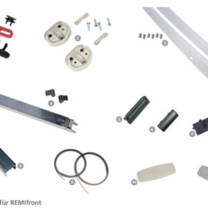 Náhradní díly rolety Remis REMIfront varianta 4. teleskopické vedení včetně kloubu pro Fiat Ducato a Ford Transit