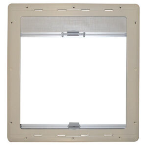Okno Dometic S3 a S4 – rám béžová barva rozměry (š × v) 724 × 624 mm rozměr výřezu 700 × 600 mm