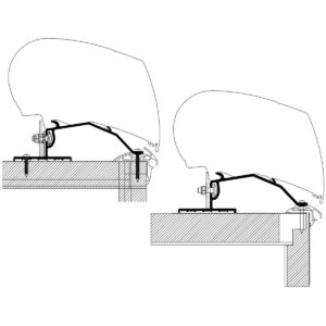 Střešní adaptér pro markýzu Thule Omnistor na karavany délka 3,75 m