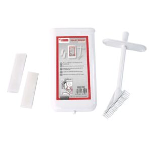 Kompaktní bílý WC kartáč Fiamma