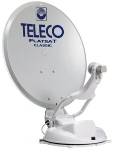Automatický satelit Teleco FlatSat Classic S lnb jednovýstupový velikost paraboly 63,5 cm