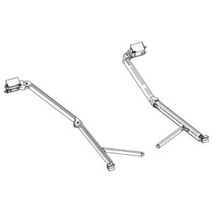 Náhradní výsuvná ramena pro Thule Omnistor 8000 orientace pravá strana délka 2,75 m