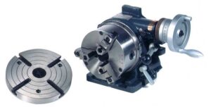 OPTIMUM Horizontálně-vertikální dělicí stůl s 3-čelisťovým sklíčidlem RTU 165