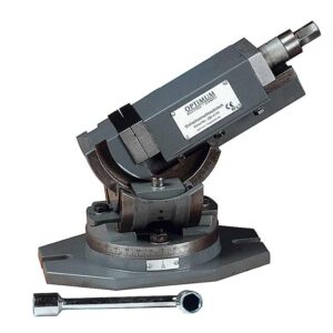 Optimum 3354178 trojosý otočný svěrák MV3-125