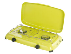 Plynový vařič Meva Orlík, 2 hořáky s víkem