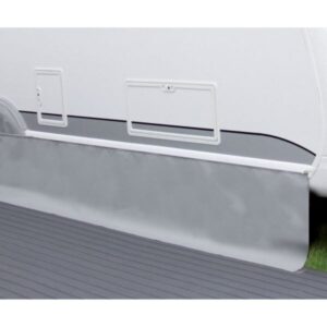 Krycí plachta podvozku Hindermann Premium – světle šedá výška 50 cm délka 6 m