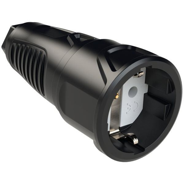 Gumová zásuvka Schuko Jäger Direkt ⌀ 10 cm