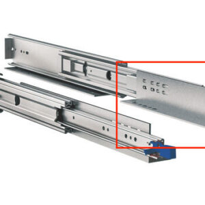 L držák pro výsuvné kolejnice Carbest délka 711 mm