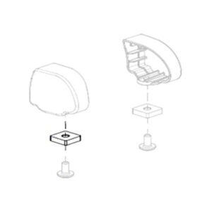 Koncová podložka pro nosník Thule Crossbeam Ducato