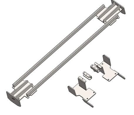 Sada adaptérů k zvedáku Carbest Fiat Ducato X250/290, dvouprofilový