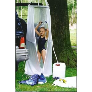 Kulatý cestovní sprchový kout Reimo s vaničkou