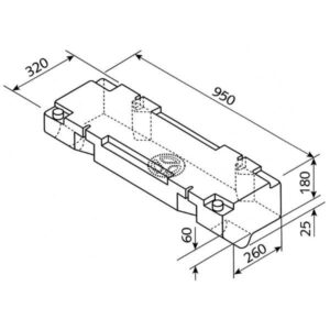 Vestavná nádrž na vodu Reimo pro VW T3, 45 l