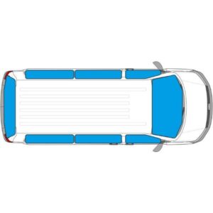 Kompletní vnitřní sada termoclon Carbest pro Renault Trafic II/III varianta 9dílná sada verze Renault Trafic (2015–....), dlouhý rozvor