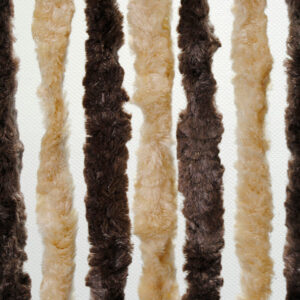 Dekorativní závěs proti hmyzu do dveří karavanu Brunner, 56 × 175 cm barva tmavě hnědá / béžová