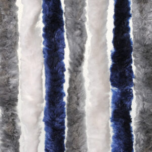 Dekorativní závěs proti hmyzu do dveří karavanu Brunner, 56 × 175 cm barva tmavě modrá / bílá / šedá