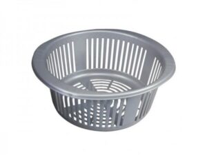 Víceúčelový kyblík Brunner Vinis barva šedá varianta vkládací sítko