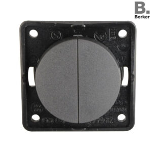 Dělený kolébkový vypínač integro barva antracit